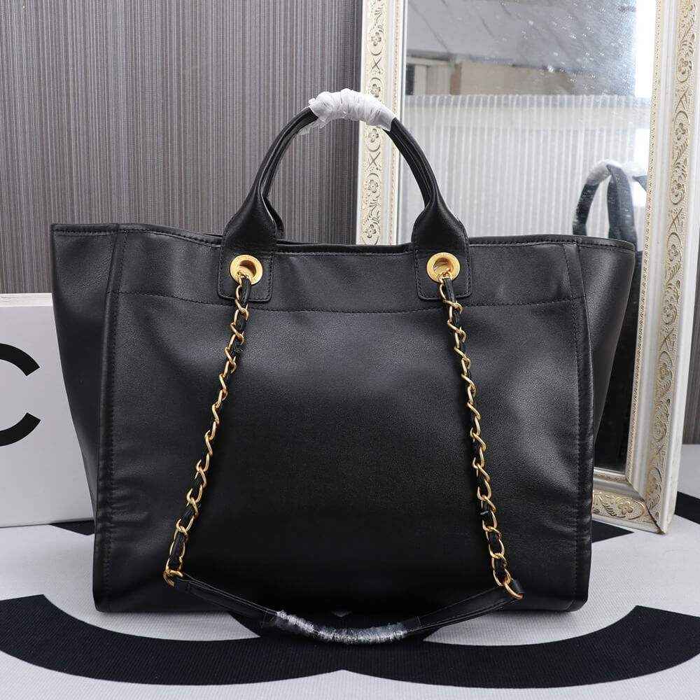 Ch*el large deauville tote