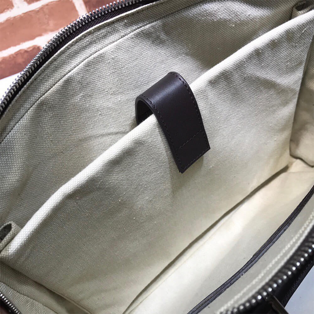 G*u*i gg beige briefcase
