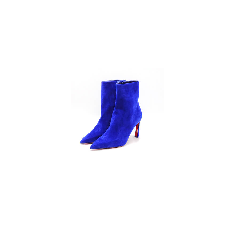 Ch**an louboutin suede ankle boots
