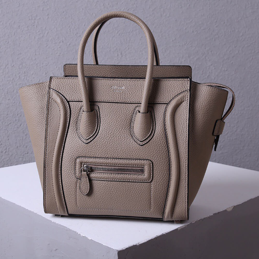 Ce**e micro luggage handbag in calfskin