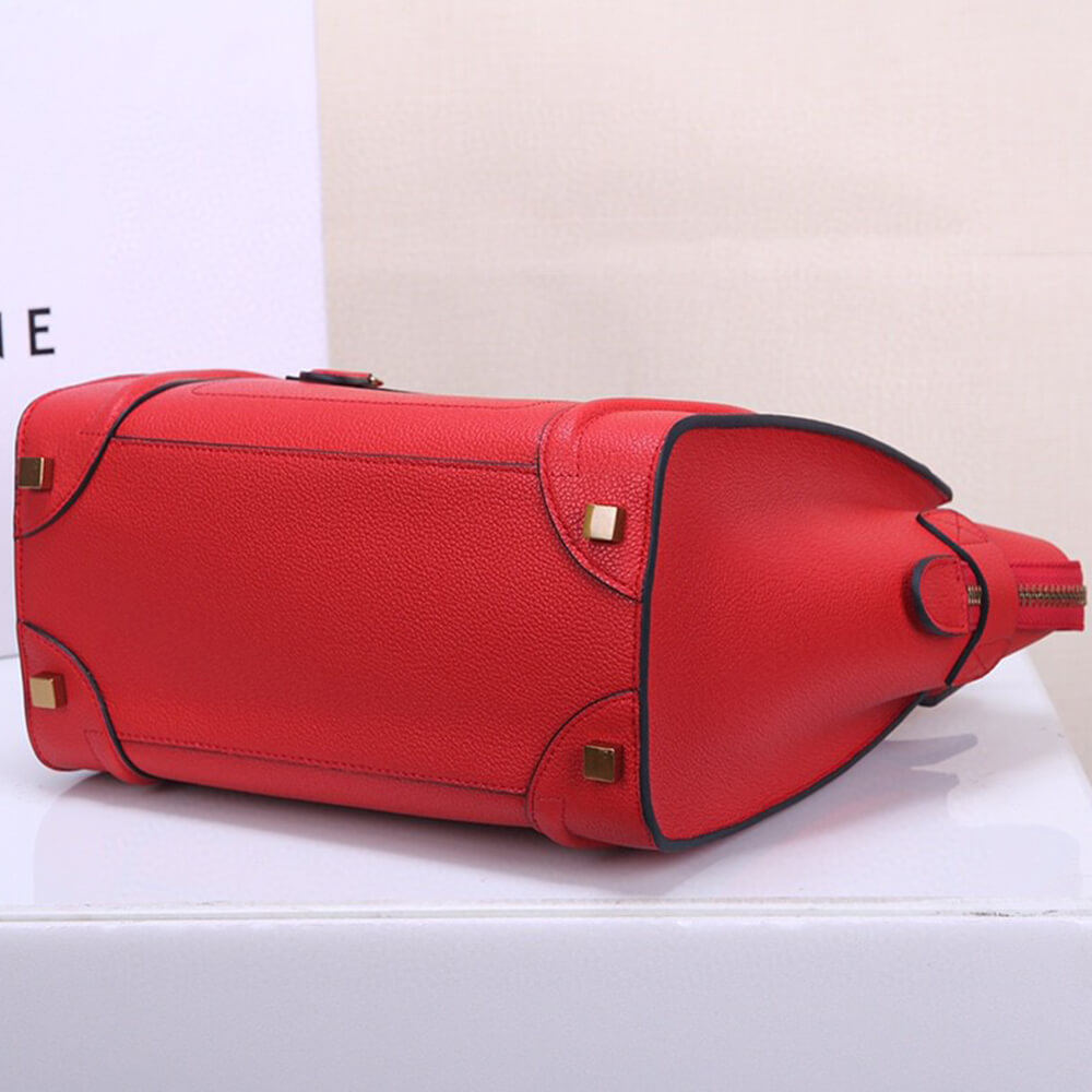 Ce**e micro luggage handbag in calfskin