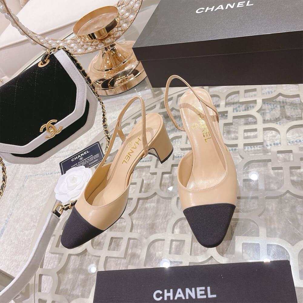 Ch*el slingback sandal