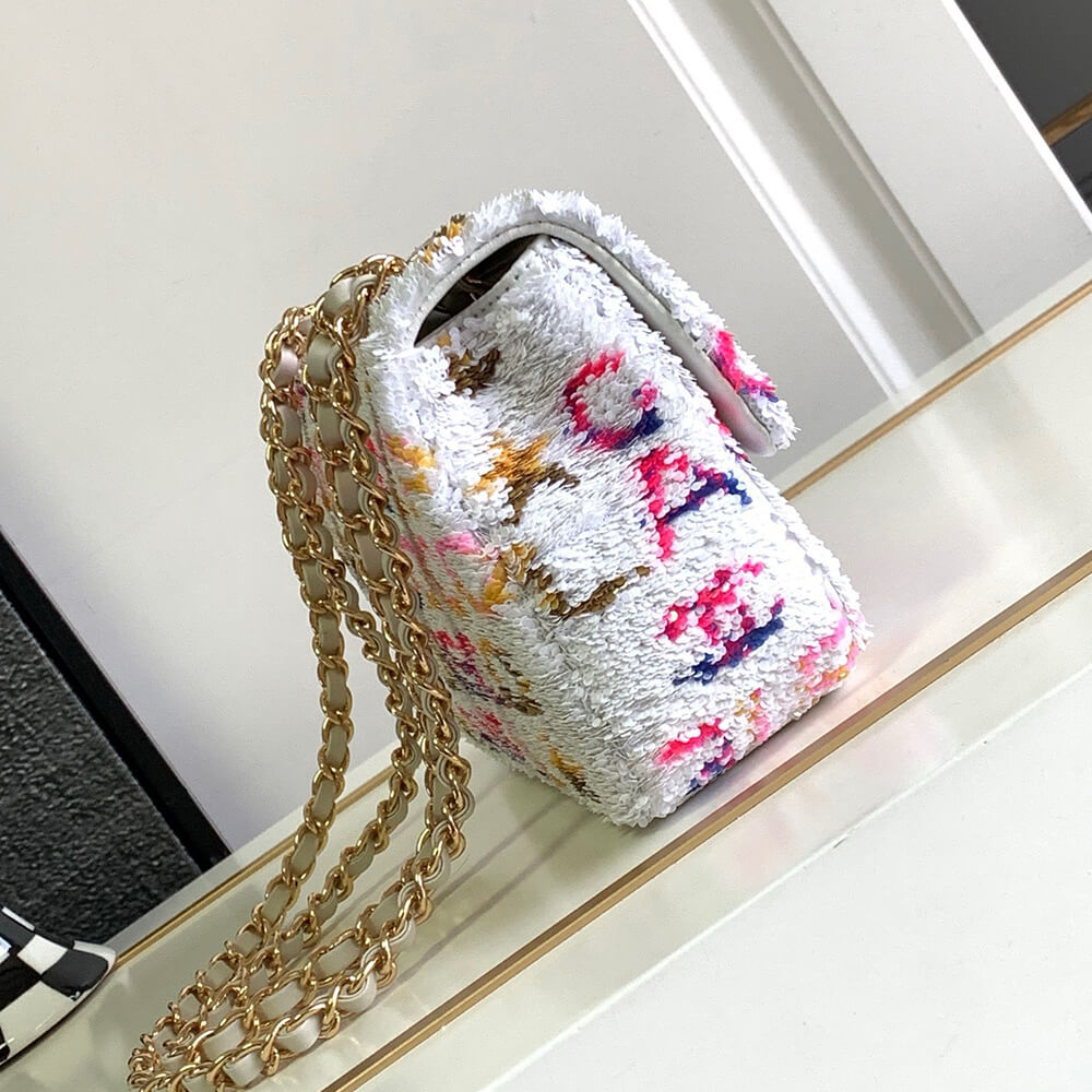 Ch*el small flap bag