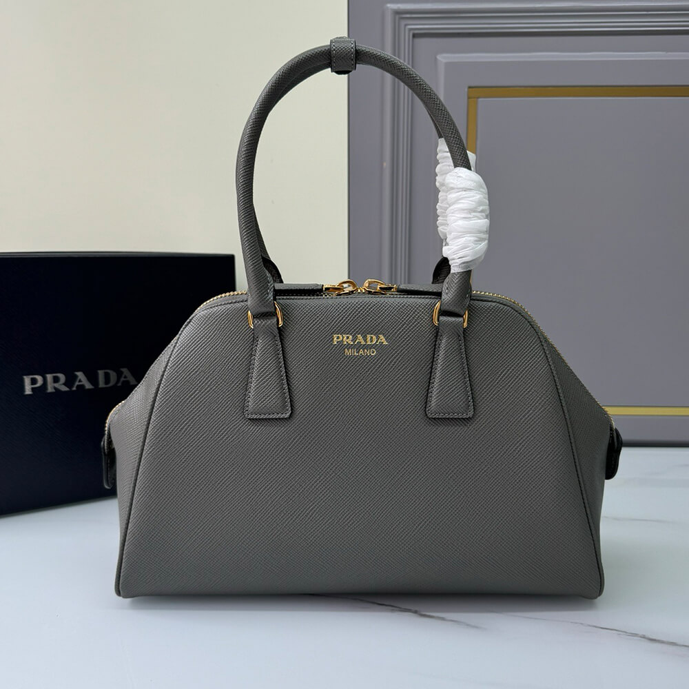 Pra*a medium saffiano leather bag(high-end grade)