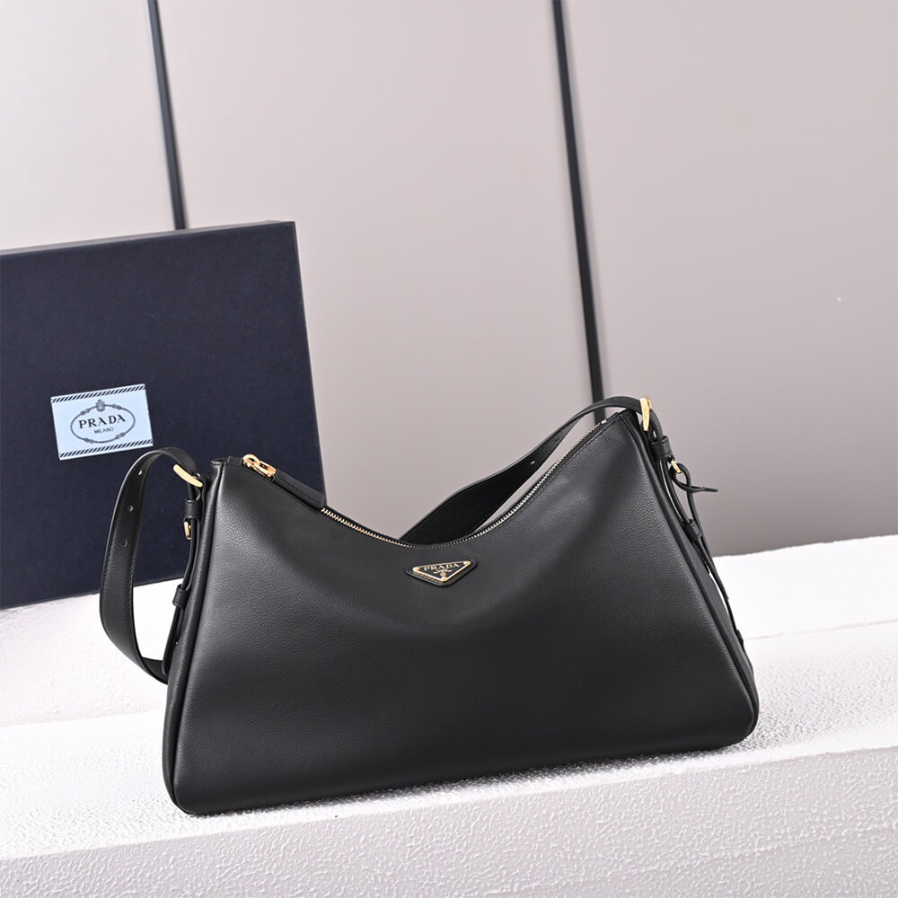 Pra*a aimee large leather shoulder bag