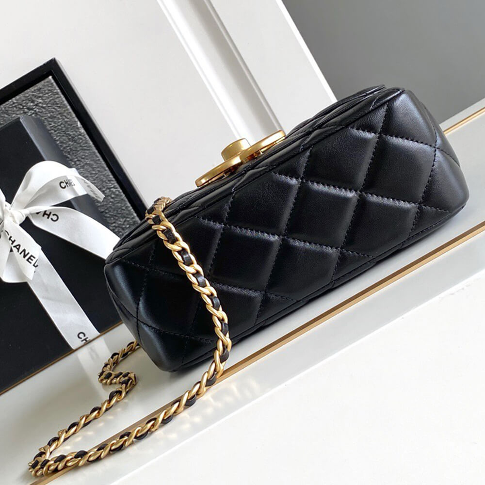 Ch*el mini flap bag(high-end grade)