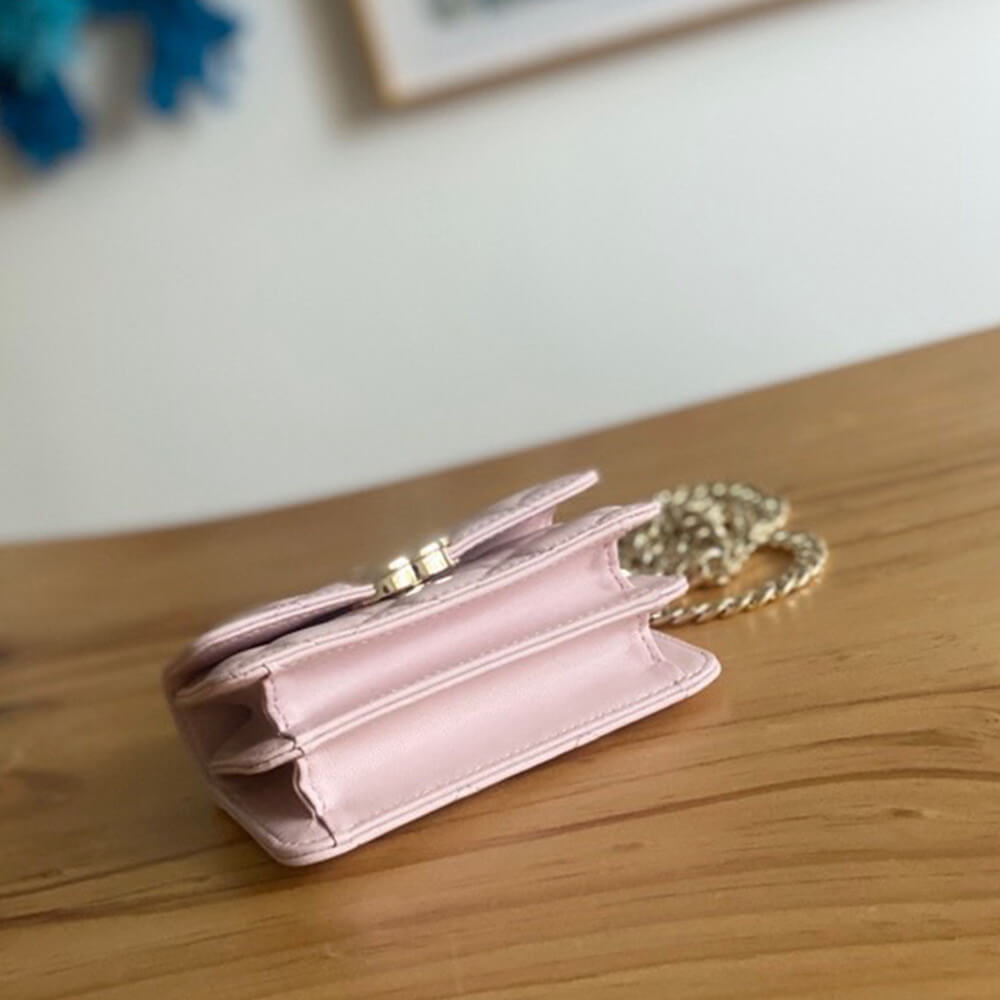 Ch*el mini flap with top handle(high-end grade)