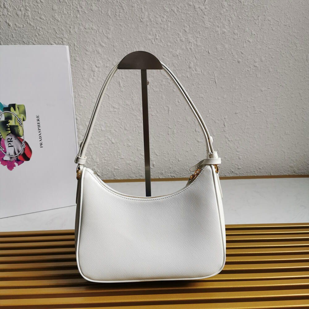Pra*a re-edition saffiano leather mini bag