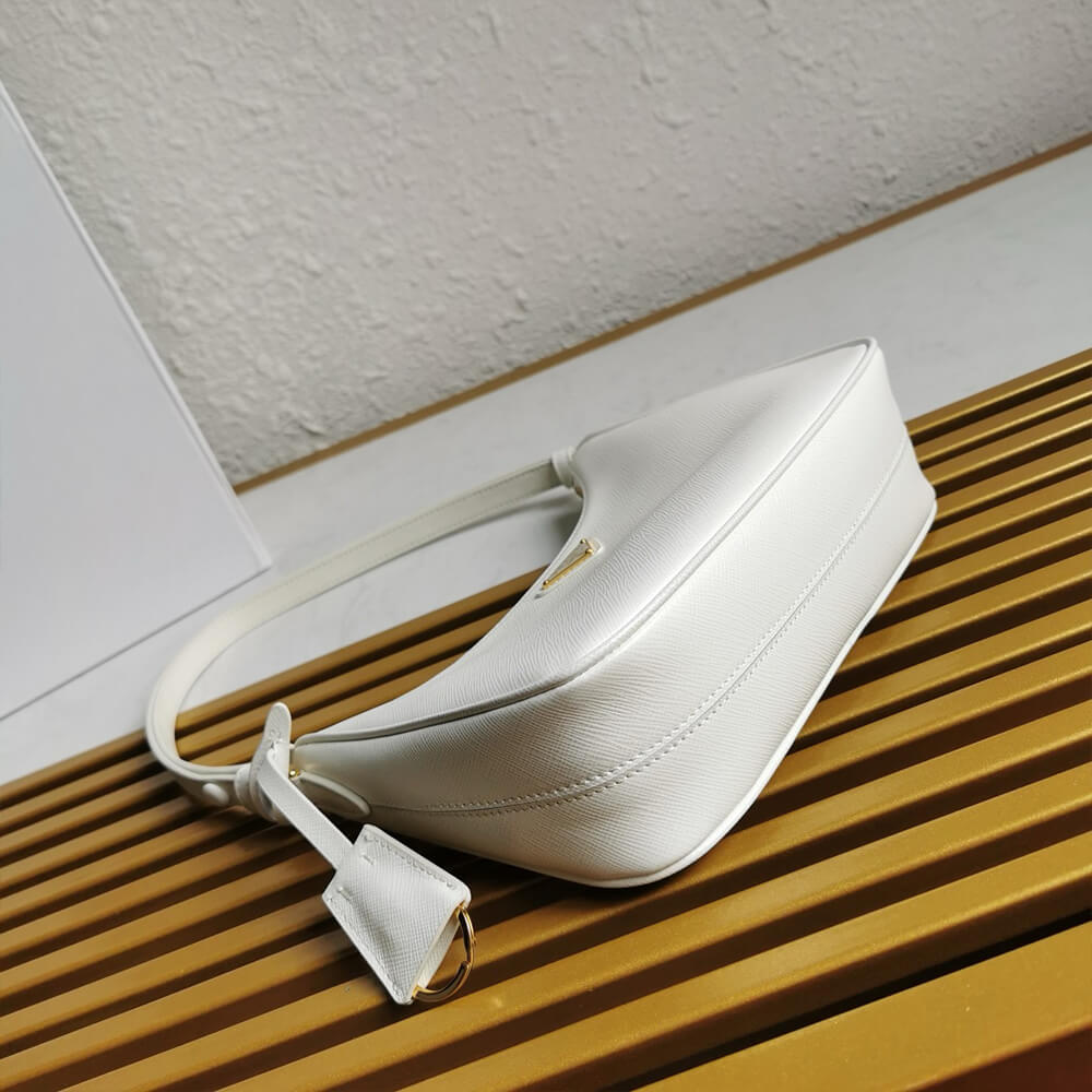 Pra*a re-edition saffiano leather mini bag