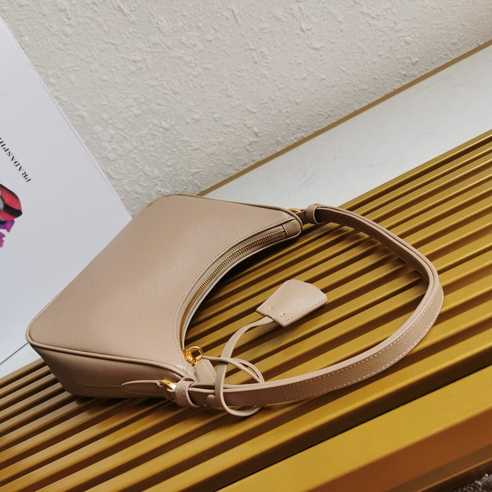 Pra*a re-edition saffiano leather mini bag