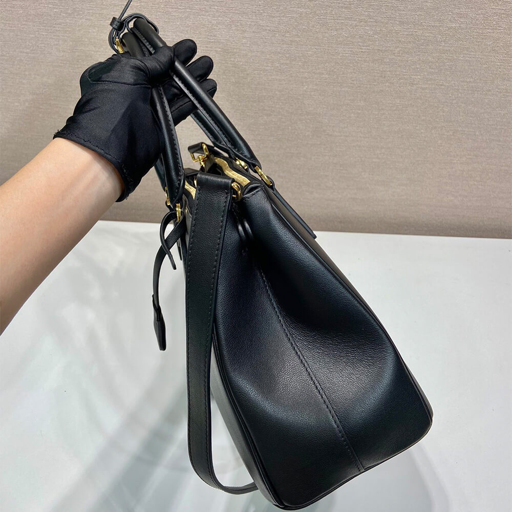 large Pra*a new galleria leather bag(high-end grade)