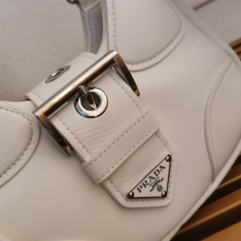 Pra*a moon padded nappa-leather bag