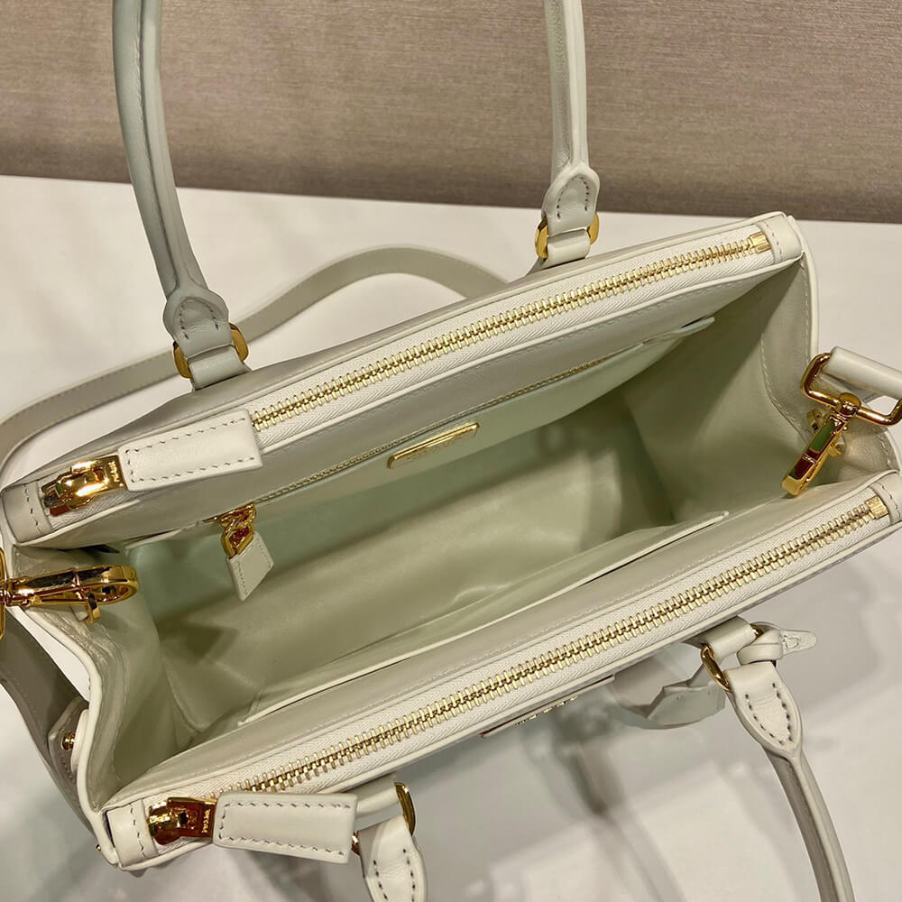 Pra*a new medium Pra*a galleria saffiano leather bag(high-end grade)